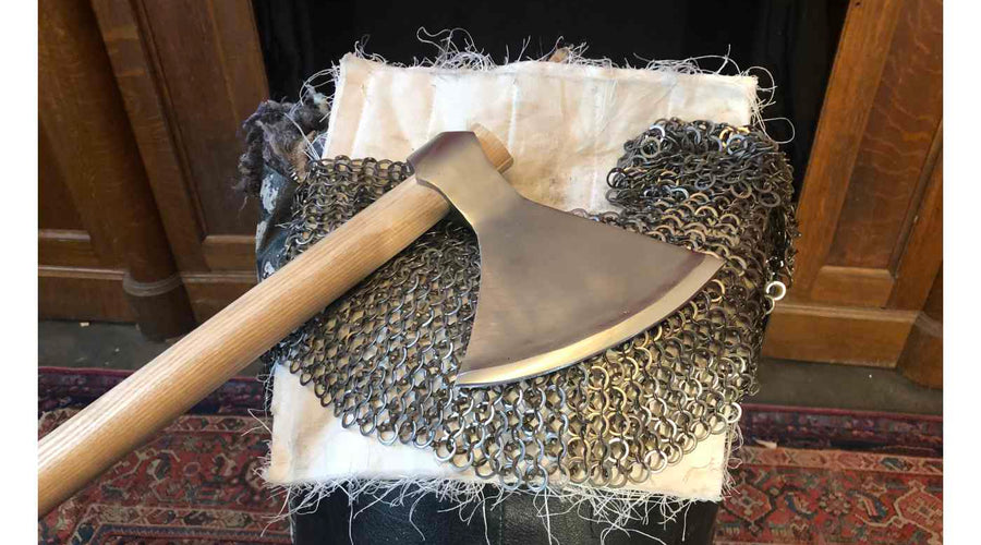 Dane Battle Axe vs. Historical Armor