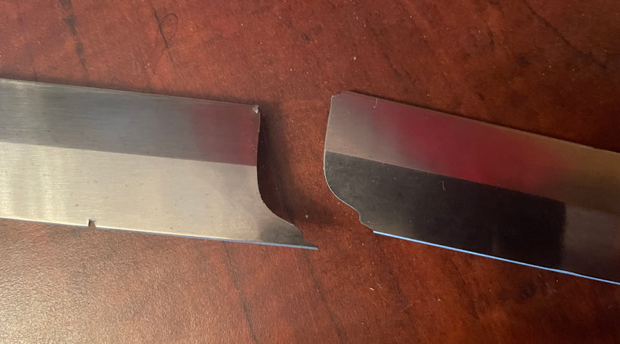 How to break your sword...