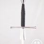 Feder sword with a black handle on a white background
