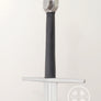 12th Century sword type XIIa blade with a fuller and hex shaped pommel and straight guard, good cutter.
