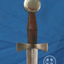 WHeel pommel 14th Century Dagger with brown grip #247.