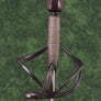 Blued German Rapier hilt side view.
