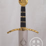 Edward III Sword - Oakeshott Type XVIIIa - Gold Plated