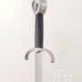 Henry V medieval Oakeshott Type XVIII arming sword #075 three quarter view.