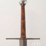 Towton 15th century longsword #249 type XVIIIc excellent cutter with wheel pommel and straight guard.