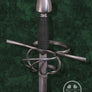 Training Rapier #219 with narrow nail blade, wire grip and steel hilt.
