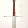 Type XVIIIc longsword with red grip and a octagonal pommel of wheel form #UI003.