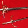 Gold and Silver Rapier and Dagger Suite