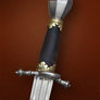 Elector of Saxony parrying dagger with incised detail on pommel and ring on crossguard #113.