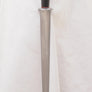 Rondel with dark brown wooden grip