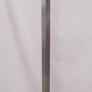 English Longsword #194 overall view with black grip of pig skin and steel fittings.