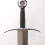 French medieval Oakeshott Type XV arming sword #188 Steel hilt with black leather.