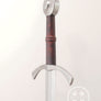 Grunwald 14th-15th century medieval single handed sword of type XIIIb, great cutter #238 three quarter view. view.
