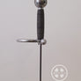 Meyer training rapier #239 steel rectangular cross section blade based on illustrations in Meyer's Fechtbuch.