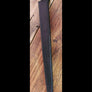 #119 Parrying Dagger Leather scabbard in black.