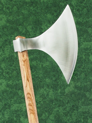 Danish war axe of type M style on an ash haft.