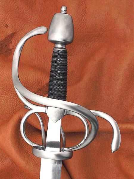 French rapier #170 steel hilt, wire bound grip and sharp blade.