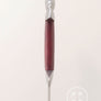 Shifford Viking Sword #049 Oakeshott Type X blade with 5 lobed pommel and leather grip side view.