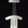 Shifford Viking Sword #049 Oakeshott Type X blade black leather grip.