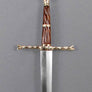 Hilt close up of German Branch Sword a 15th Century Gothic Bough style hilt on a Type XVa blade.