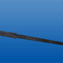 Spadone #234 style trainer for two handed sword work full length view.