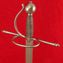 Meyer training rapier #239 elevated hilt view.
