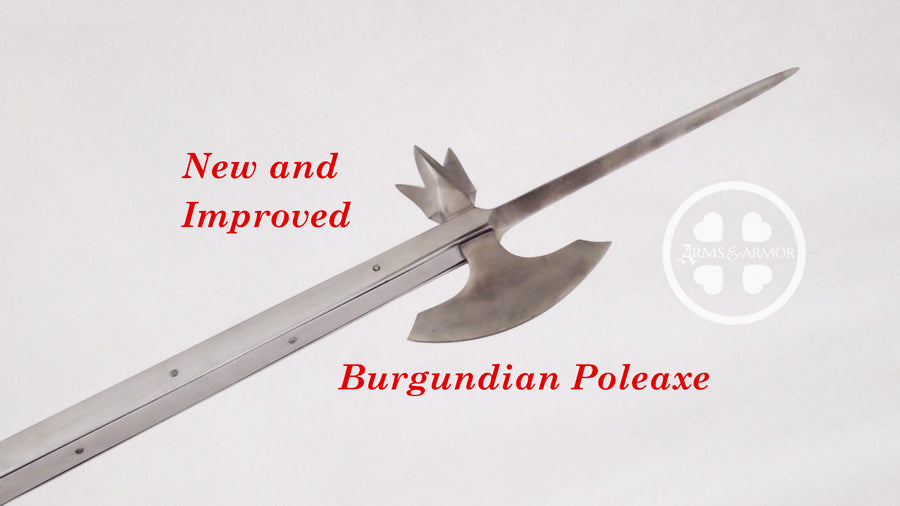 New Burgundian Poleaxe from 1430