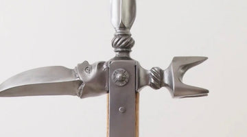 What are butt spikes on polearms for?