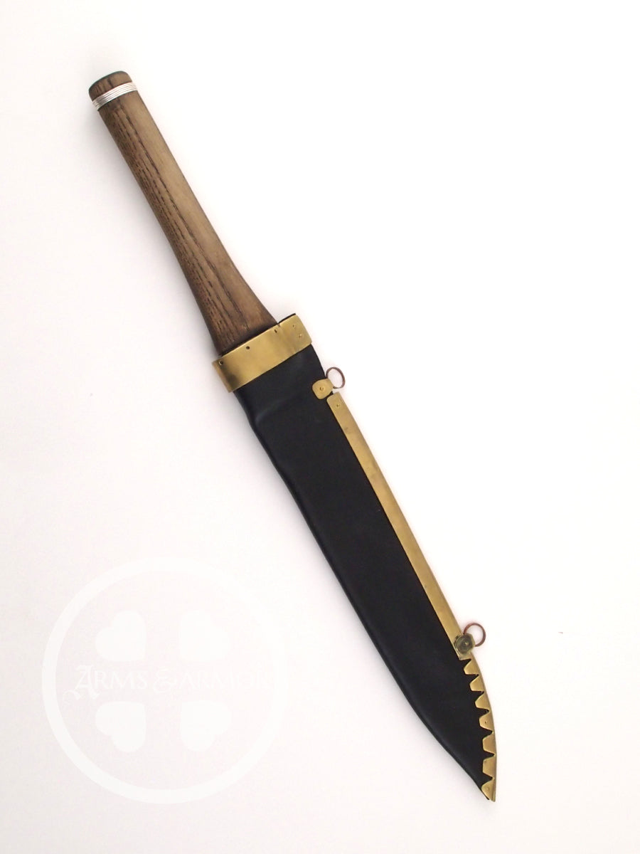 Anglo-Saxon Seax with Black Scabbard
