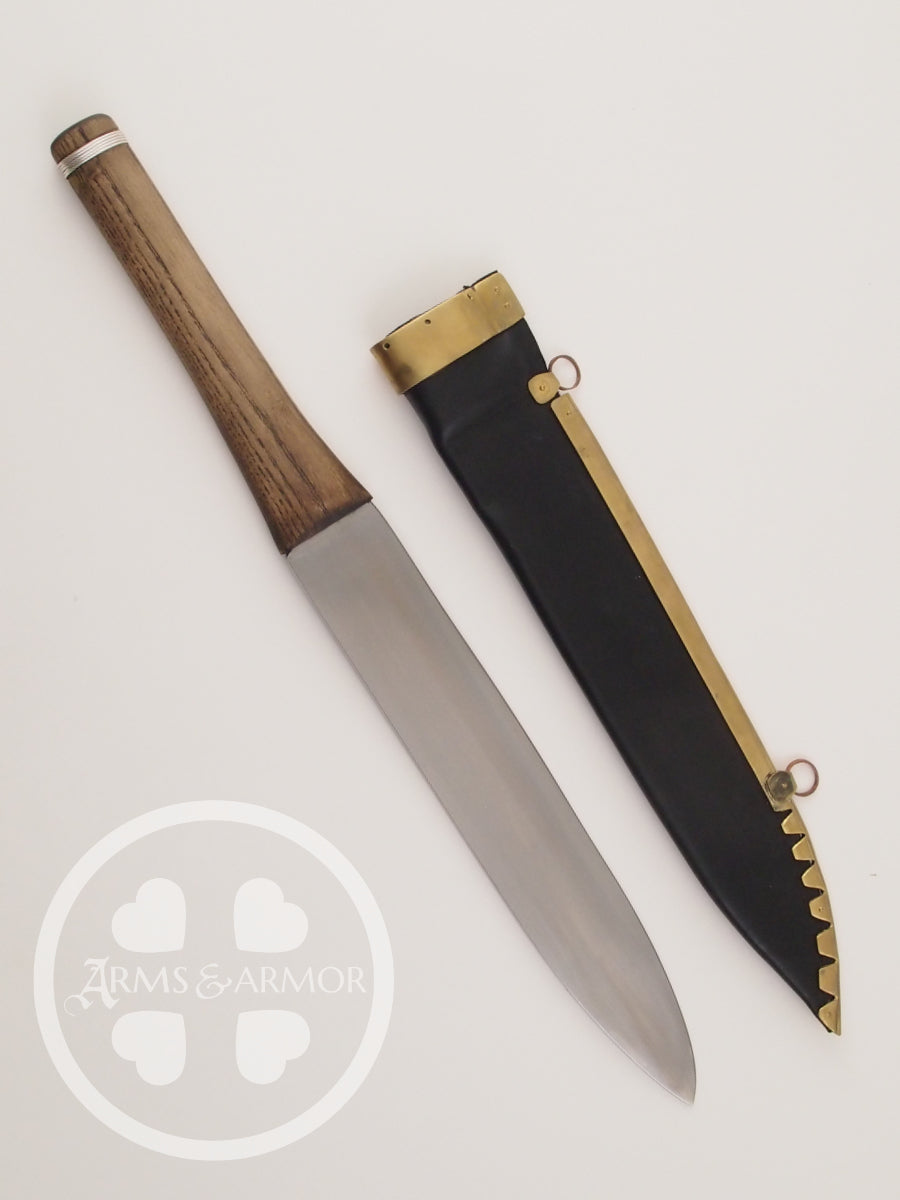Anglo-Saxon Seax with Black Scabbard