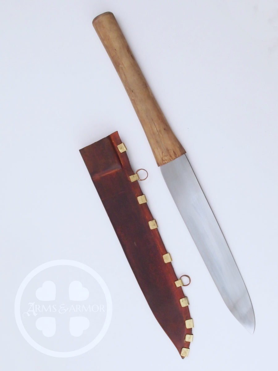 Anglo-Saxon Seax with Brown Scabbard