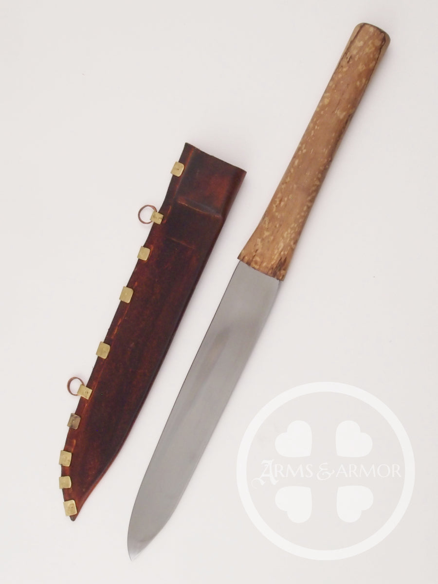 Anglo-Saxon Seax with Brown Scabbard