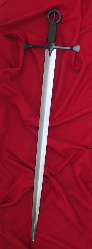 Irish Sword #085 ring hilt full length.