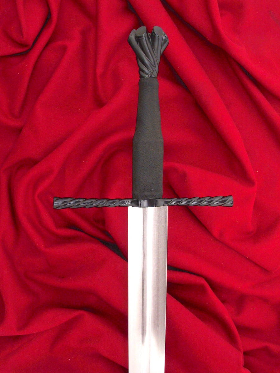 Blued 15th Century longsword of type XVIa an excellent cutting sword.