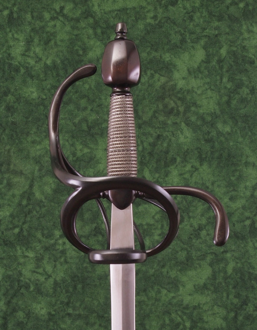 A mid 16th Century Southern German Rapier. Replica of one that resides in Museo Poldi Pezzoli, Milan