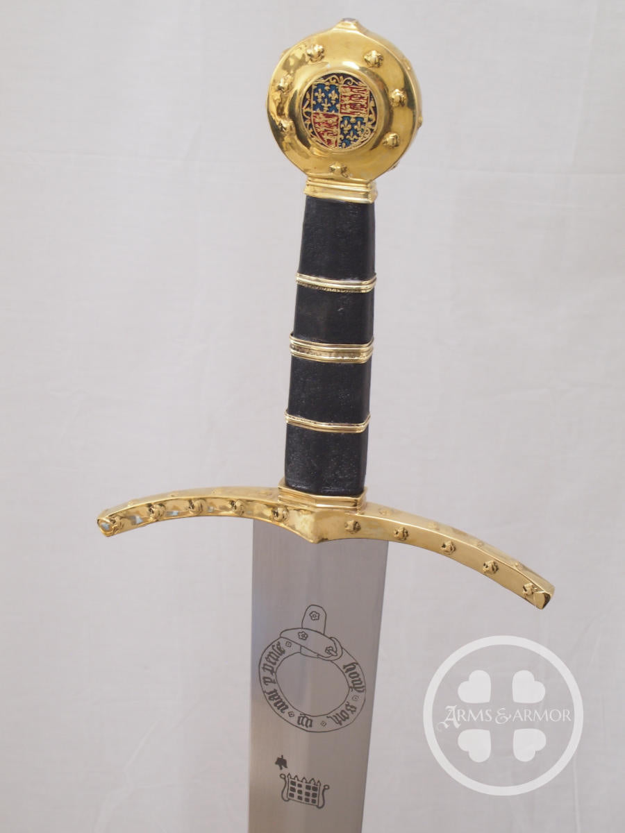 Edward III Sword - Oakeshott Type XVIIIa - Gold Plated