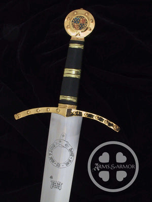 Edward the third war sword #157 with type XVIIIa blade from the 14th century.