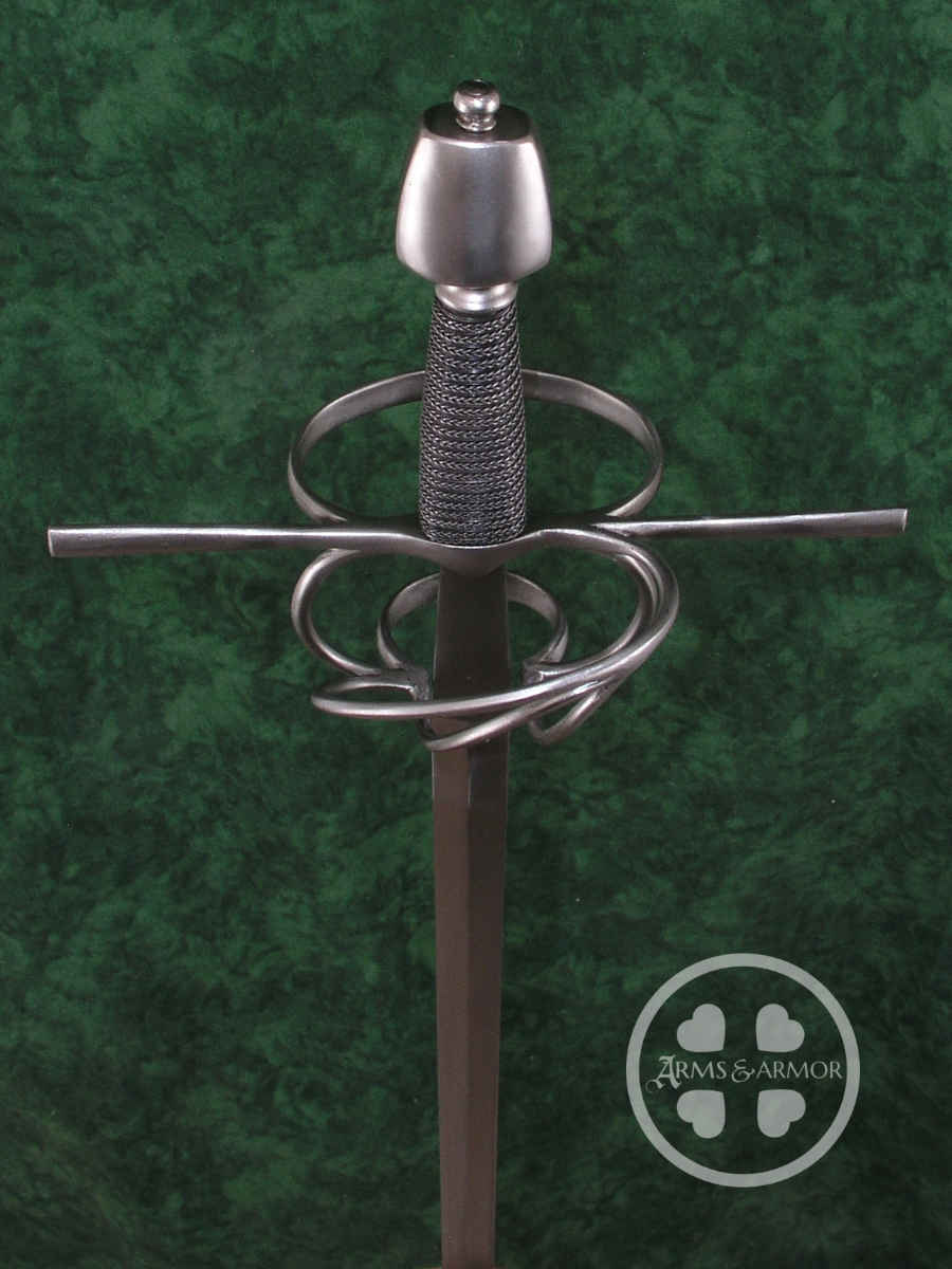 Training Rapier with narrow nail blade #219 hand built steel hilt