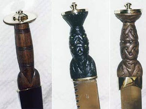 Three Custom Scottish Dirk Hilts