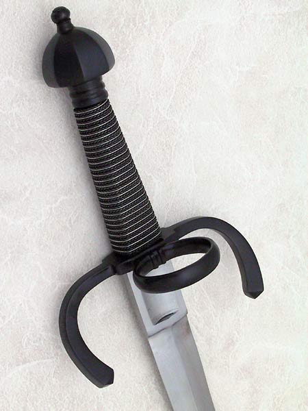 Musketeer Dagger #134 with up turned guard arms and ring to protect the off side hand..