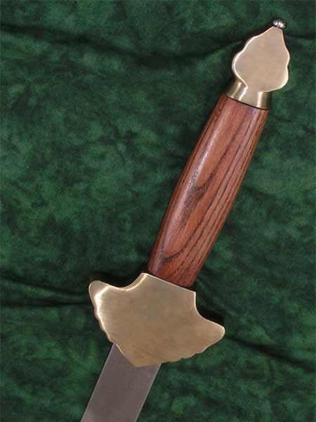 Jian Training Sword #222 bronze hilt with wood grip