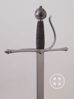 Meyer training rapier #239 steel hilt with knuckle bow.