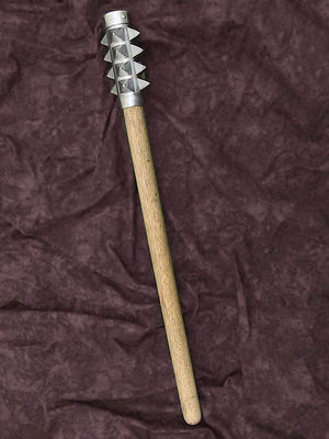 Iberian Mace #147 with spiked tool steel tubular head.