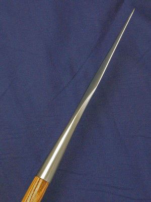 Norseman Spear #242 steel head mounted on ash haft.