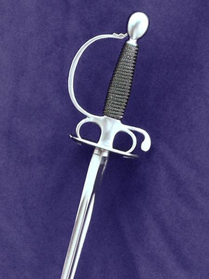 Smallsword #069 steel hilted with wire grip.