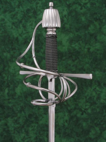 Lombardy Rapier #211 with two transverse sweeps and fore ring.