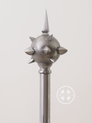 Spiked Mace #004 cast tool steel head and hand made steel haft.