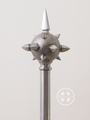 All steel spiked mace #004, tubular haft with solid tool steel head.